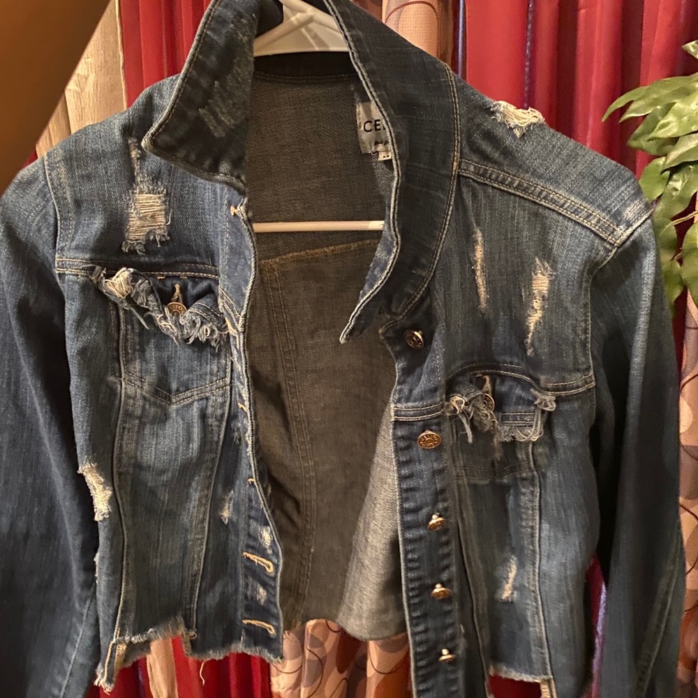 Cropped Denim Jacket